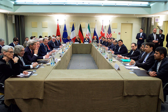 International negotiations on Iran's nuclear programme, March 2015.