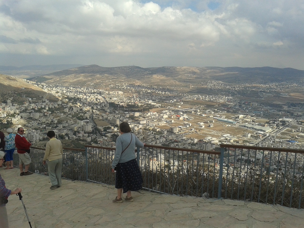 A view over Nablus (the biblical Shechem), where a Jewish rabbi and father-of-six was murdered. Picture: Charles Gardner