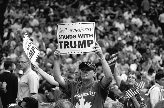 Who is being accused - Trump, or the 'silent majority' he purportedly represents?