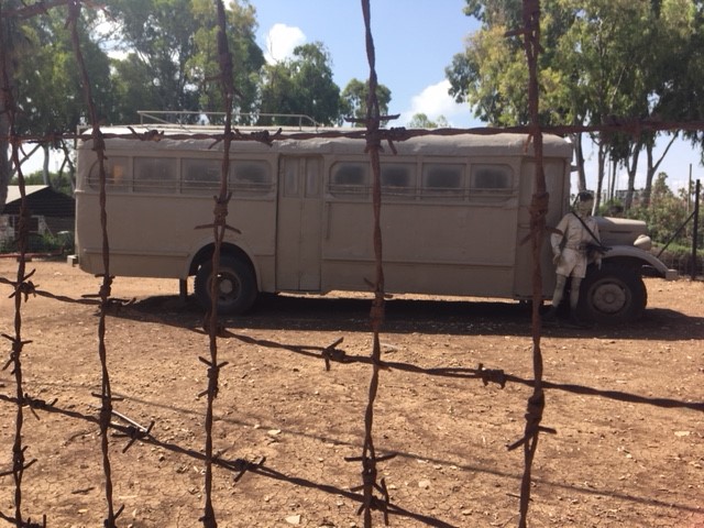 Atlit detention camp (now a museum). Photo Gemma Blech, courtesy Anne Heelis.