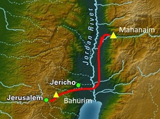 Davids flight from Absalom