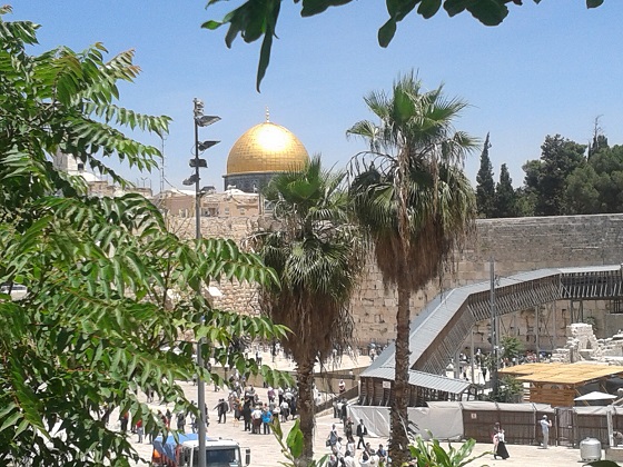 The Temple Mount, where 3,000 people responded to the message of Peter on the Day of Pentecost. Photo: Charles Gardner