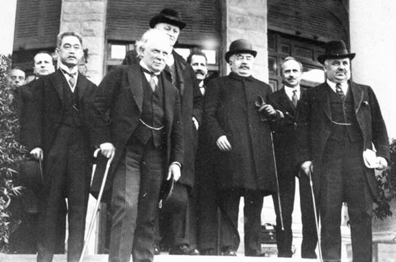 San Remo Conference delegates, 1920. See Photo Credits.