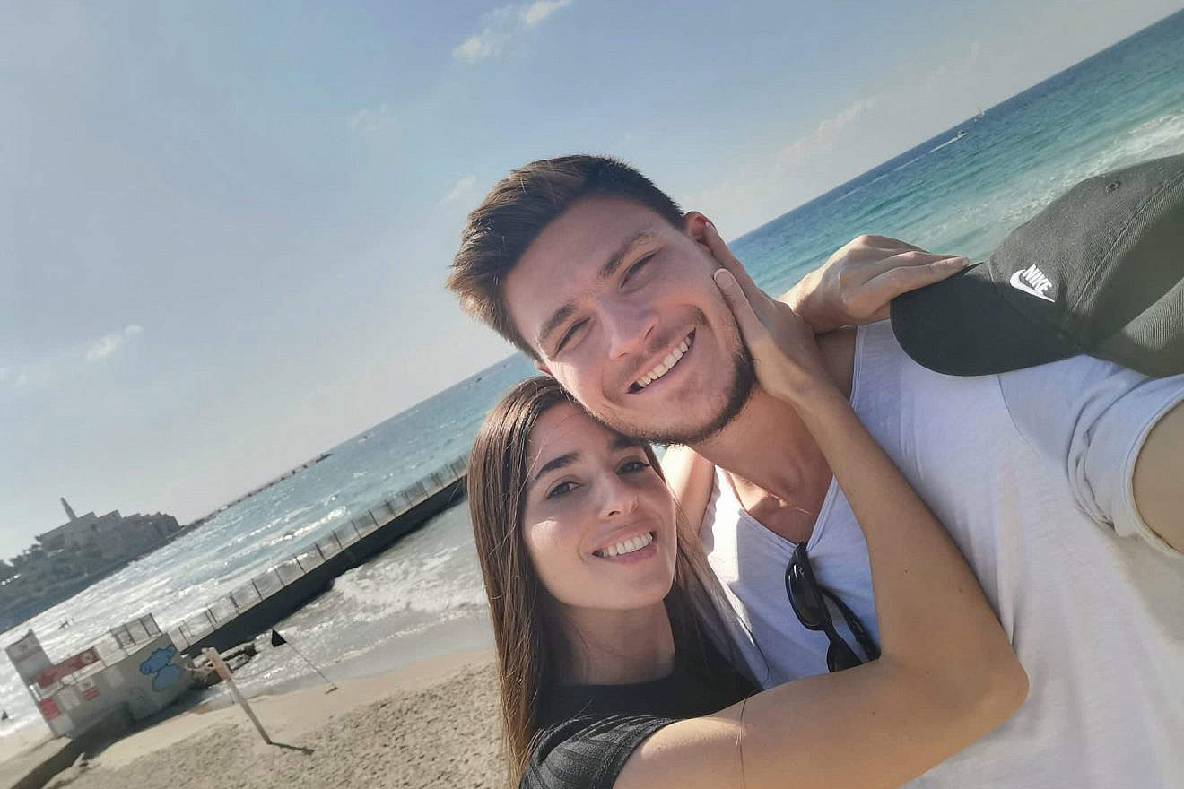 Sapir with her b/f Alex prior to Oct 7th