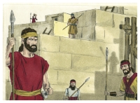 Militarizing the wall building