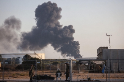 Aftermath in Ashkelon after rocket fire from Gaza