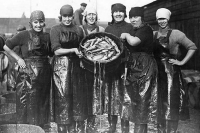 Fisherwives, who guttted & packed the fish